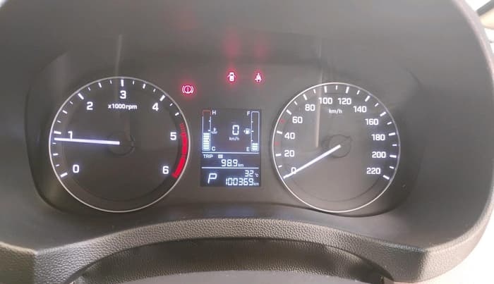 2017 Hyundai Creta SX PLUS AT 1.6 DIESEL, Diesel, Automatic, 1,00,369 km, interior