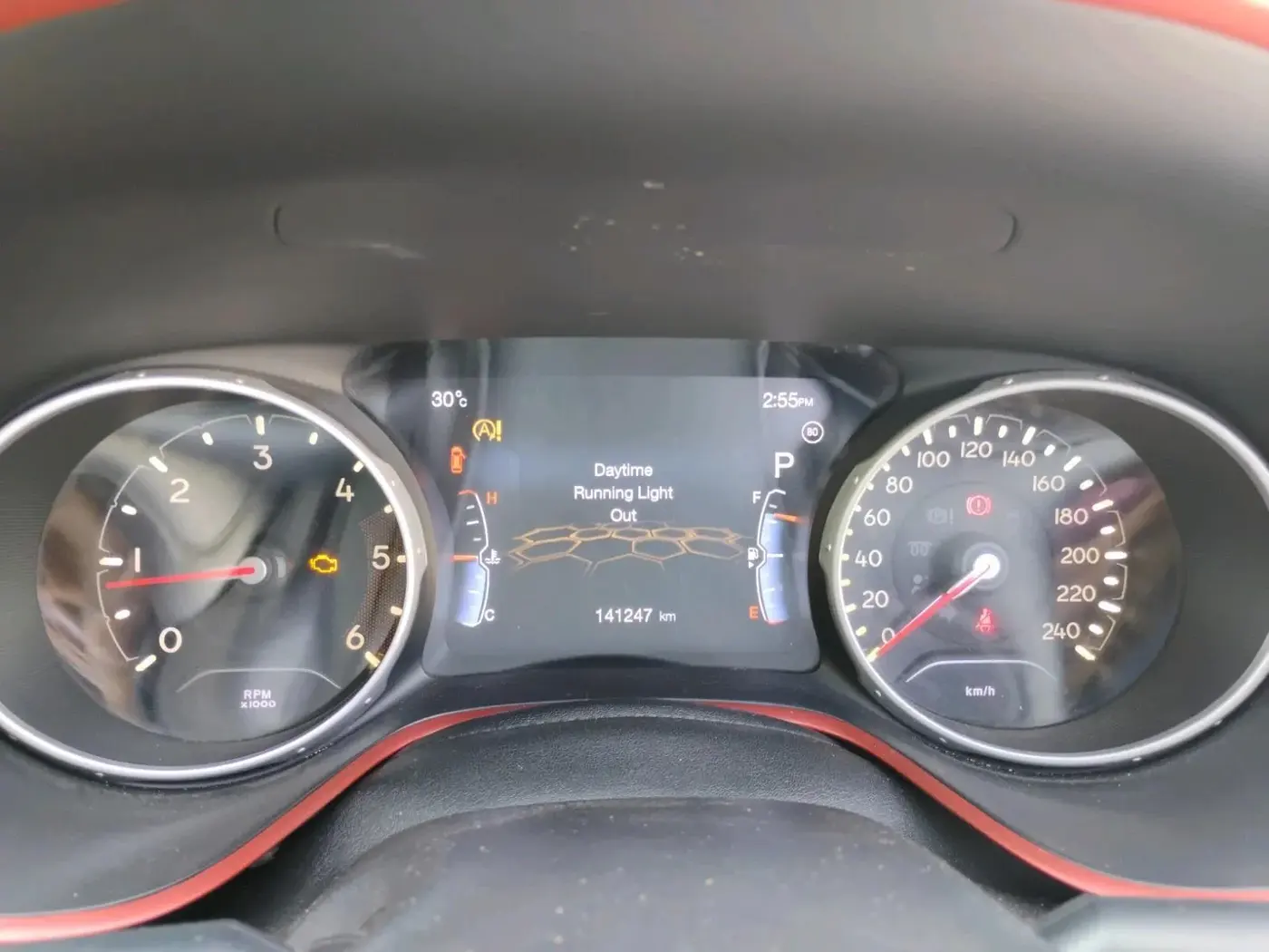 2019 Jeep Compass TRAILHAWK (O) 2.0 4X4, Diesel, Automatic, 1,41,247 km, interior