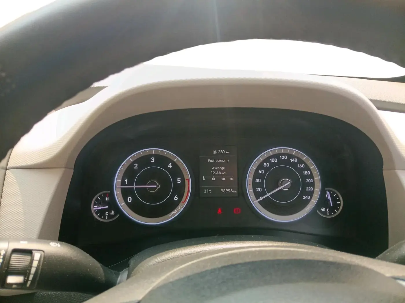 2020 Hyundai Creta E 1.5 DIESEL, Diesel, Manual, 98,996 km, interior