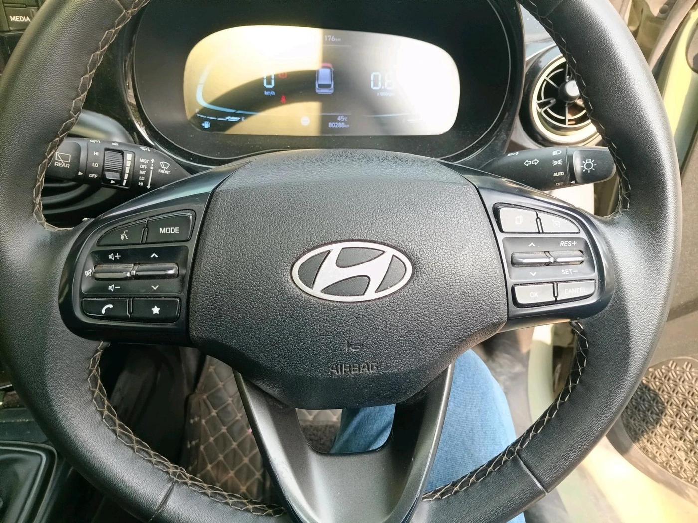 2023 Hyundai EXTER SX (O) CONNECT 1.2 MT DUAL TONE, Petrol, Manual, 80,288 km, interior