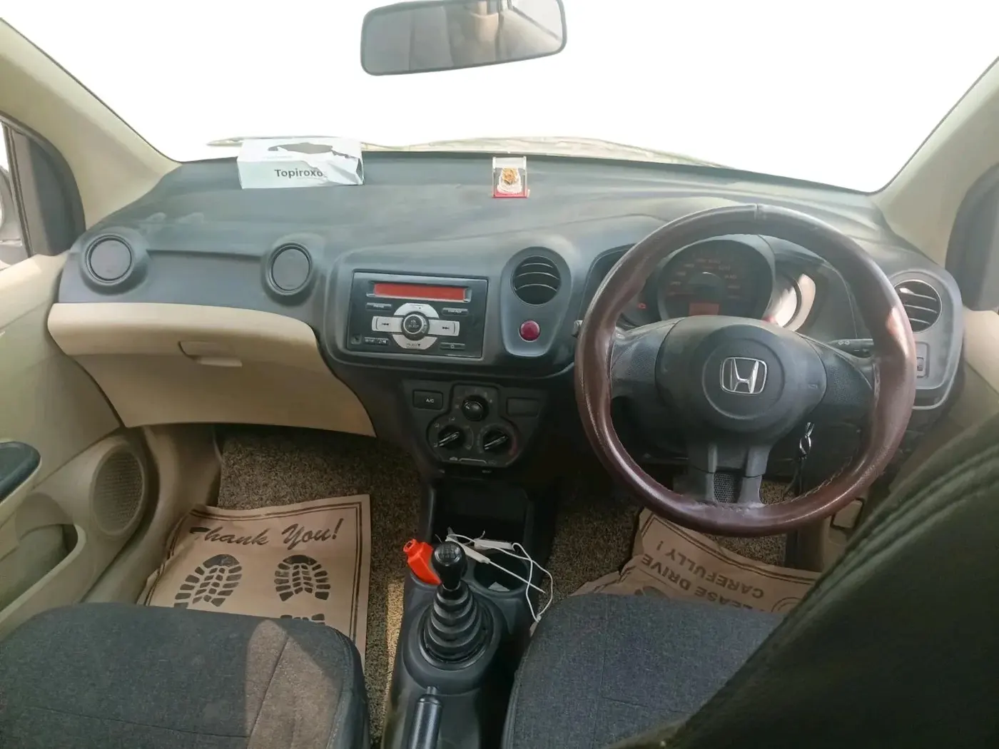2015 Honda Amaze 1.5L I-DTEC E, Diesel, Manual, 2,84,032 km, interior