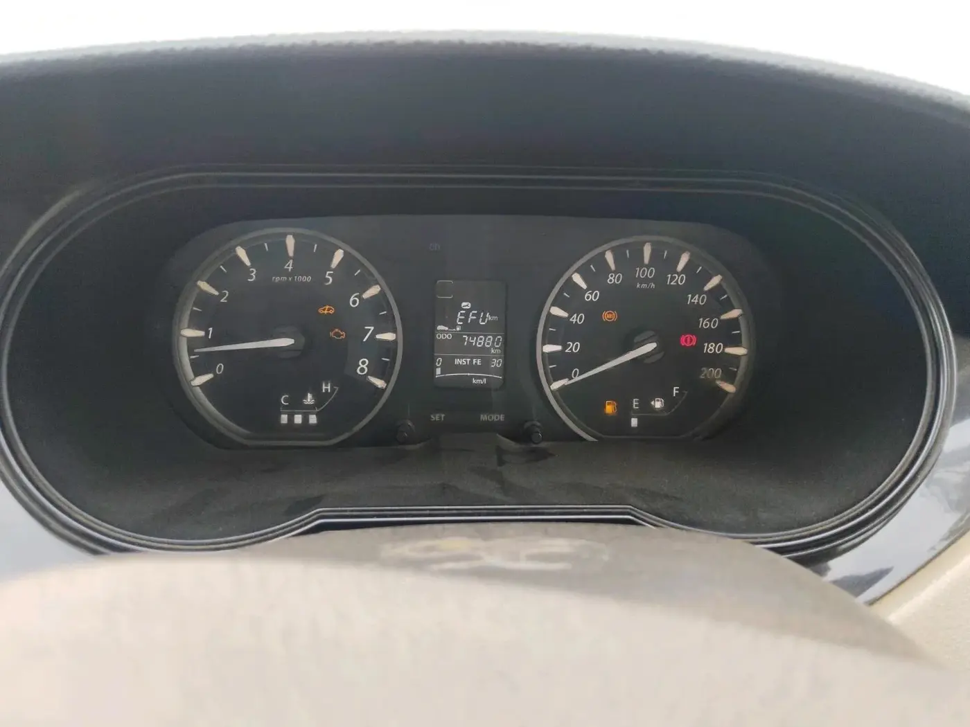 2015 Tata Zest XM PETROL, CNG, Manual, 74,880 km, interior