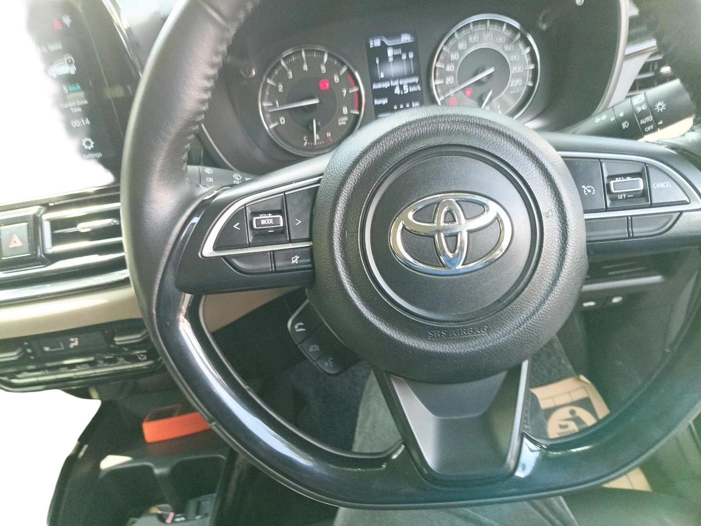 2023 Toyota Glanza V AMT, Petrol, Automatic, 36,077 km, interior