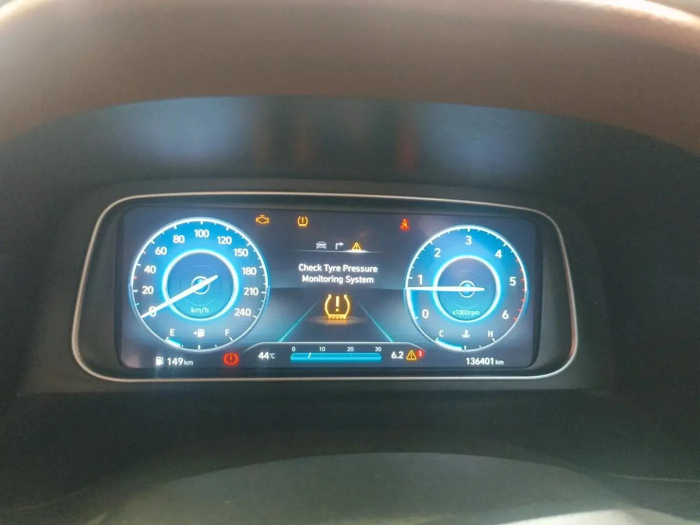 2022 Hyundai ALCAZAR PLATINUM 1.5 MT 7STR, Diesel, Manual, 1,36,401 km, interior