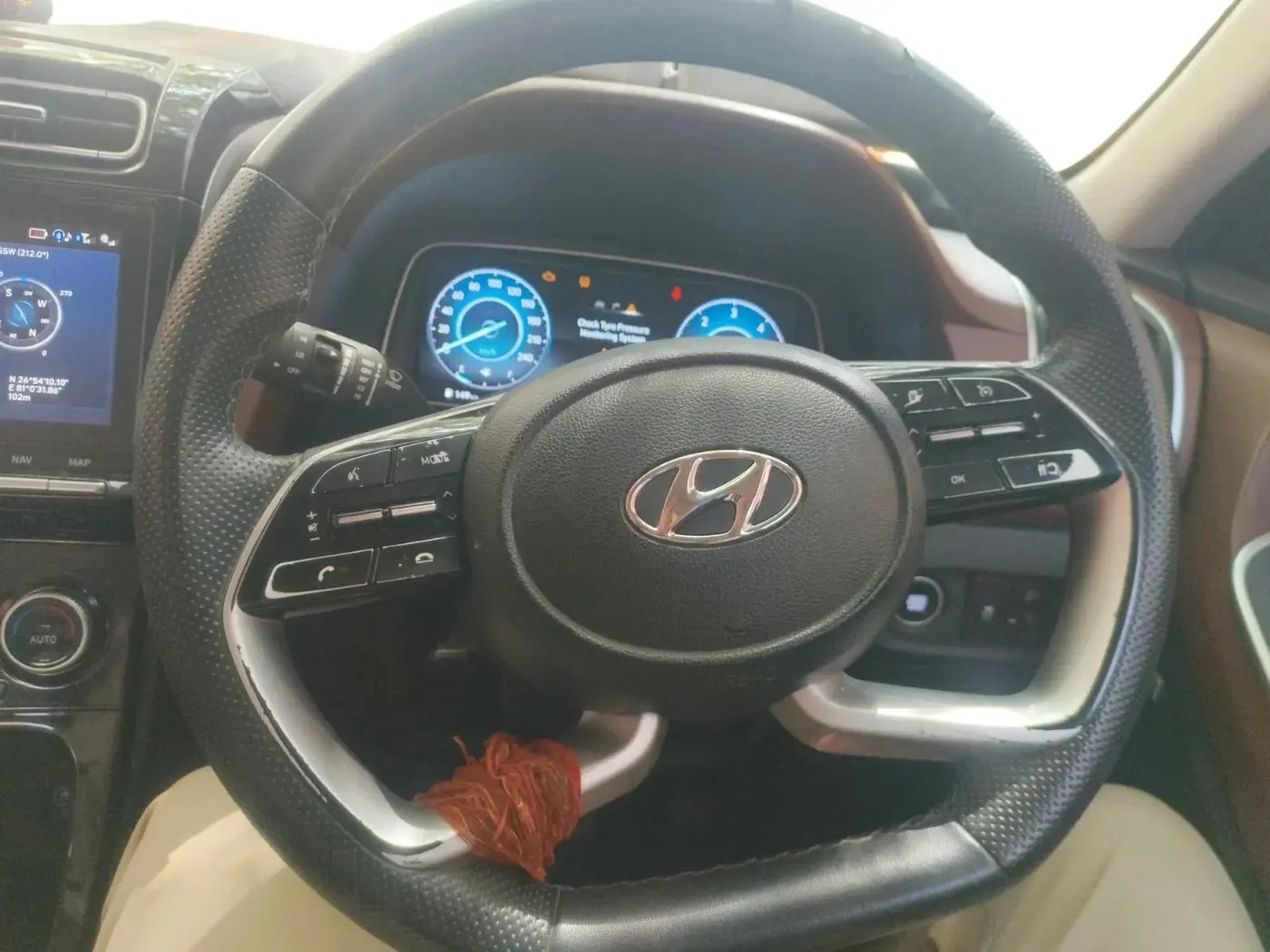2022 Hyundai ALCAZAR PLATINUM 1.5 MT 7STR, Diesel, Manual, 1,36,401 km, interior