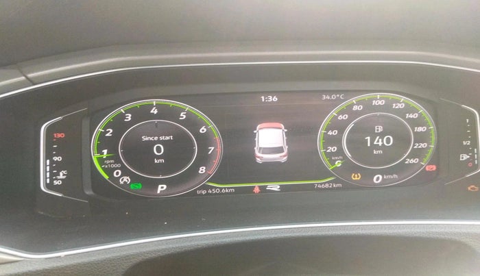 2021 Volkswagen T-ROC 1.5 TSI AT, Petrol, Automatic, 74,682 km, interior