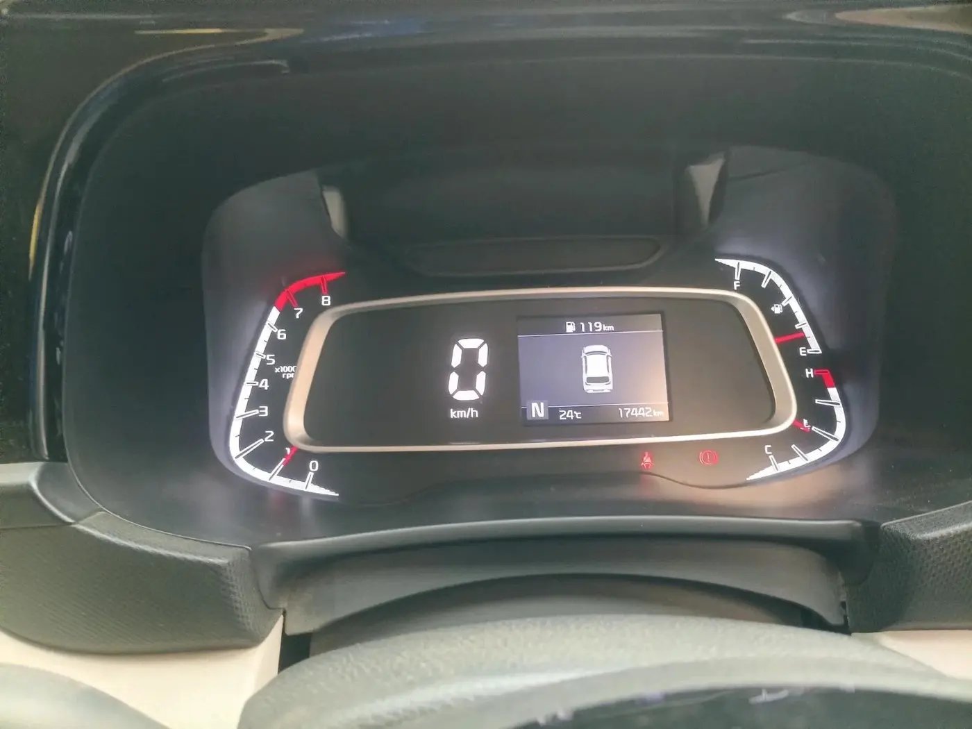 2020 KIA SONET HTX 1.0 IMT, Petrol, Manual, 17,442 km, interior