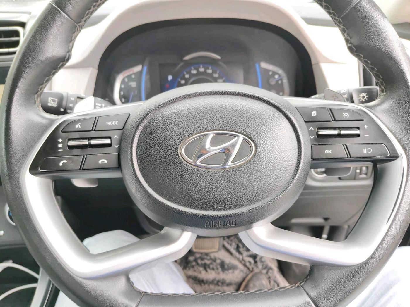 2021 Hyundai Creta SX (O) AT 1.5 DIESEL, Diesel, Automatic, 1,10,266 km, interior