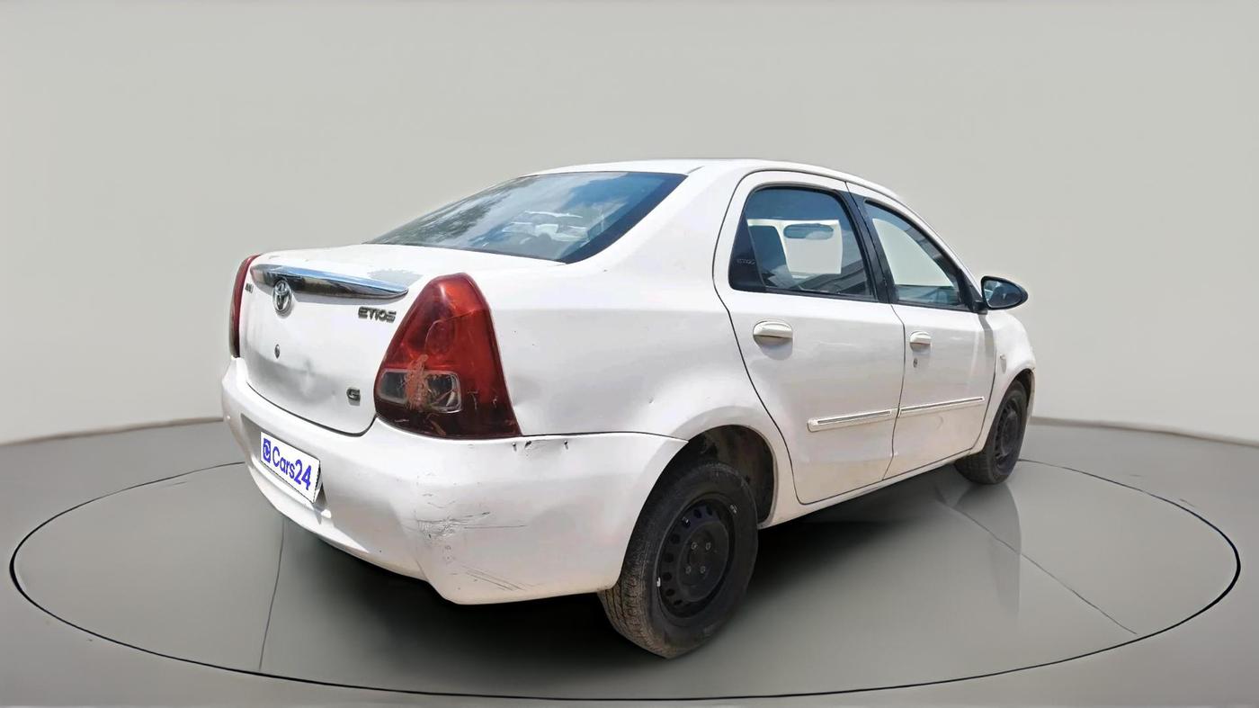 2011 Toyota Etios G, Petrol, Manual, 1,01,824 km, exterior