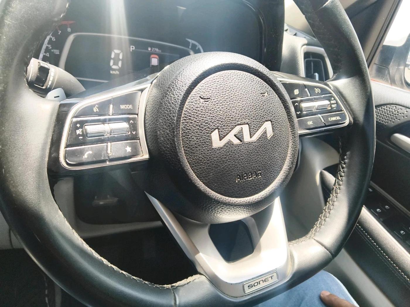 2023 KIA SONET HTX 1.0 DCT, Petrol, Automatic, 43,041 km, interior
