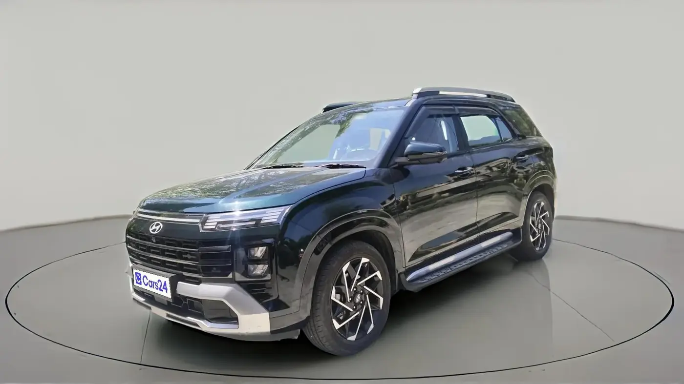 2025 Hyundai ALCAZAR Platinum 7 STR 1.5 Turbo GDi Petrol MT, Petrol, Manual, 5,457 km, exterior