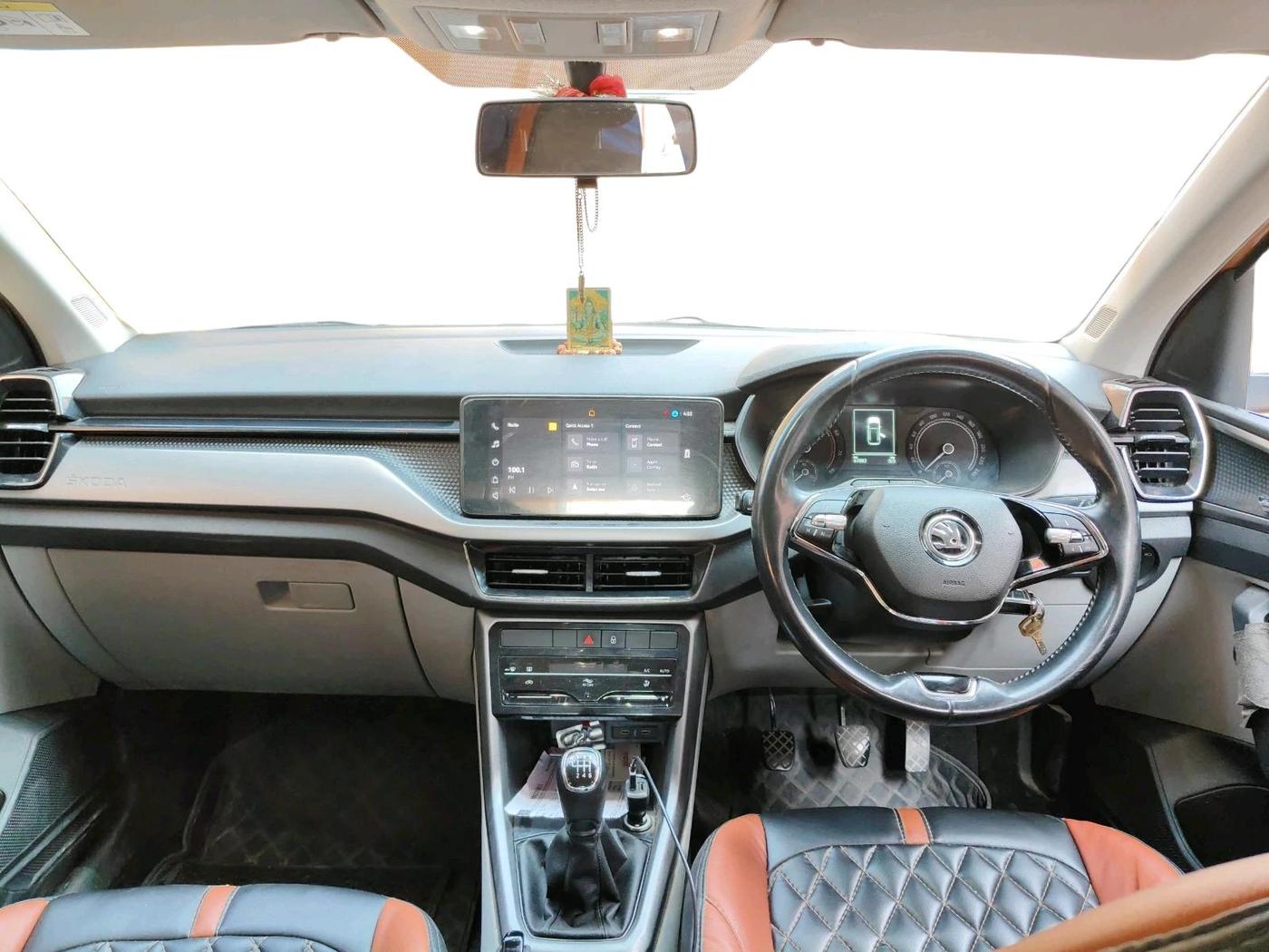 2021 Skoda KUSHAQ AMBITION 1.0L TSI MT, Petrol, Manual, 87,882 km, interior