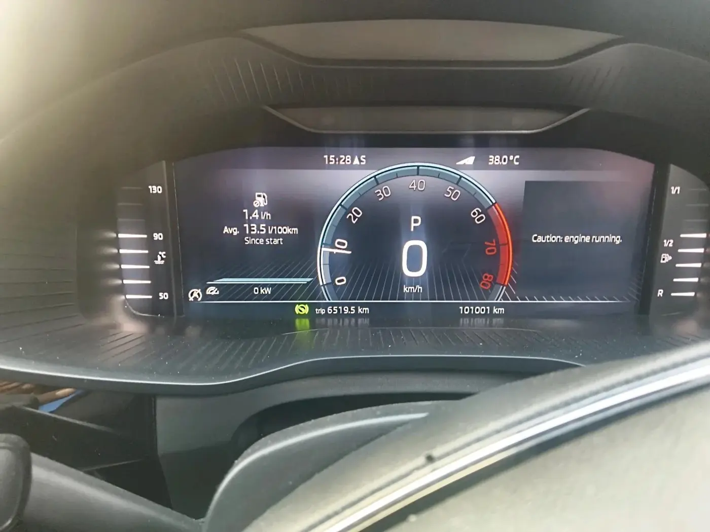 2022 Skoda Kodiaq L&K, Petrol, Automatic, 1,01,001 km, interior