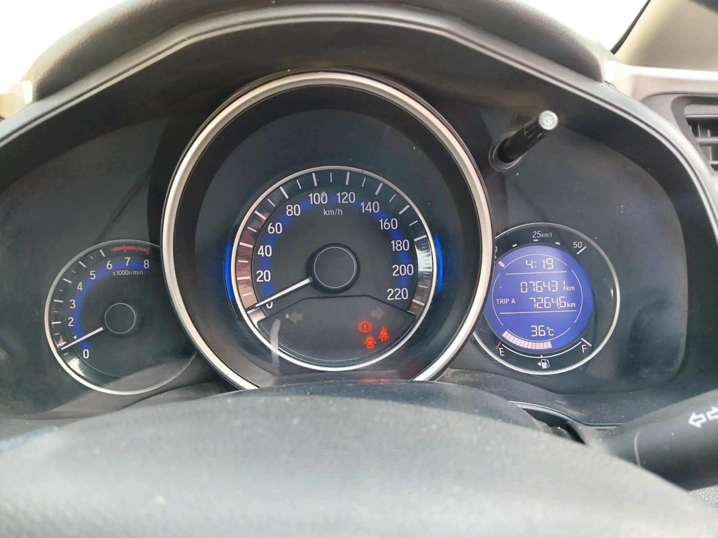 2017 Honda WR-V 1.2L I-VTEC VX MT, Petrol, Manual, 76,431 km, interior