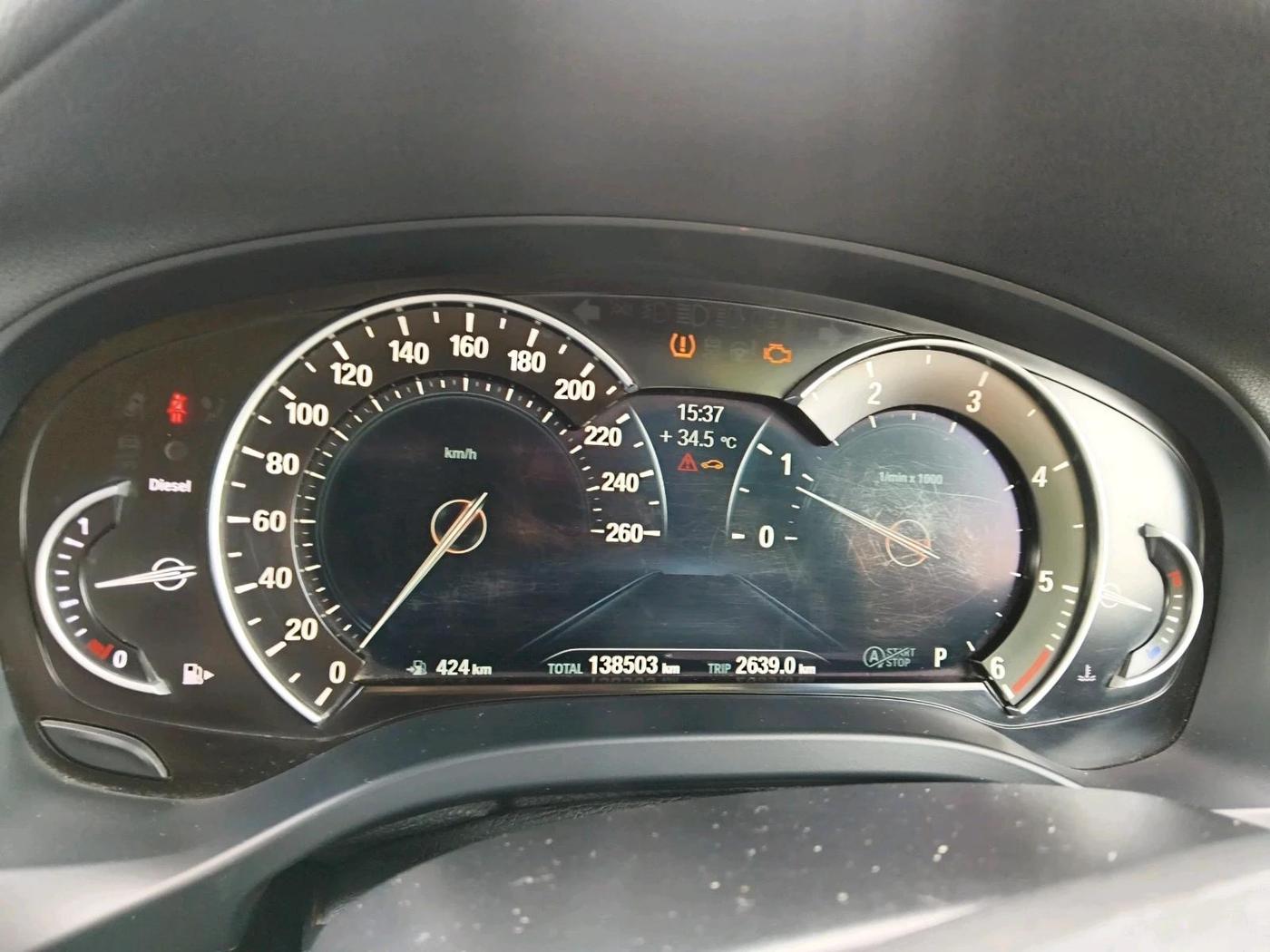 2019 BMW X3 X DRIVE 20D Luxury Line, Diesel, Automatic, 1,38,503 km, interior