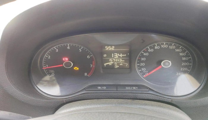 2016 Volkswagen Ameo COMFORTLINE 1.2L, Petrol, Manual, 1,57,443 km, interior