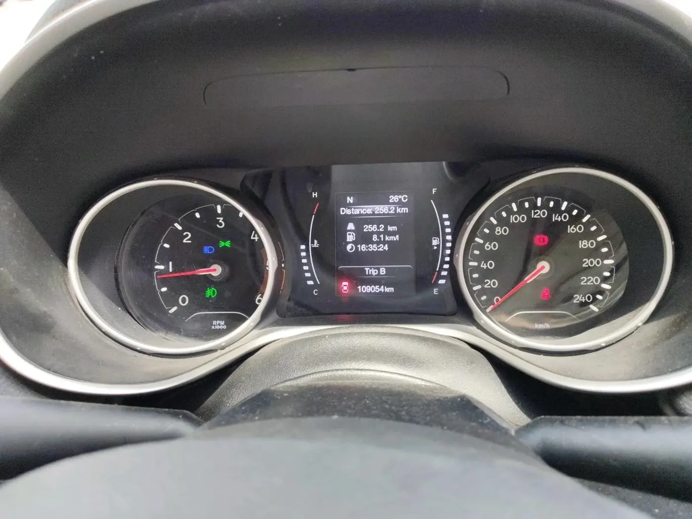 2017 Jeep Compass LIMITED 2.0 DIESEL, Diesel, Manual, 1,09,054 km, interior