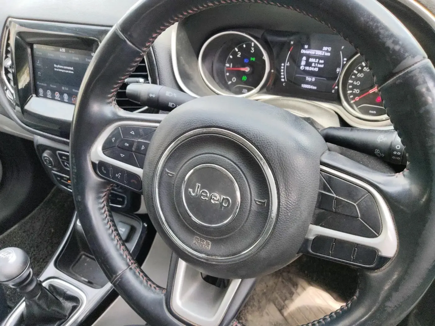 2017 Jeep Compass LIMITED 2.0 DIESEL, Diesel, Manual, 1,09,054 km, interior