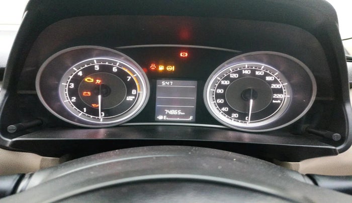 2021 Maruti Dzire VXI, Petrol, Manual, 74,865 km, interior