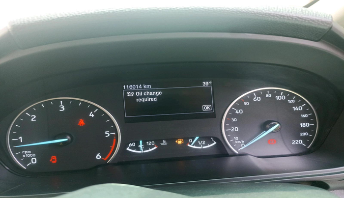 2020 Ford Ecosport TITANIUM + 1.5L DIESEL, Diesel, Manual, 1,16,014 km, interior