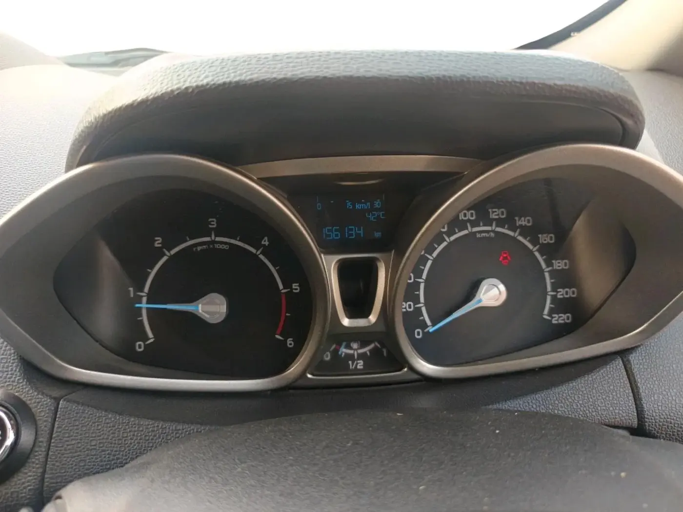 2017 Ford Ecosport TITANIUM 1.5L DIESEL, Diesel, Manual, 1,56,134 km, interior