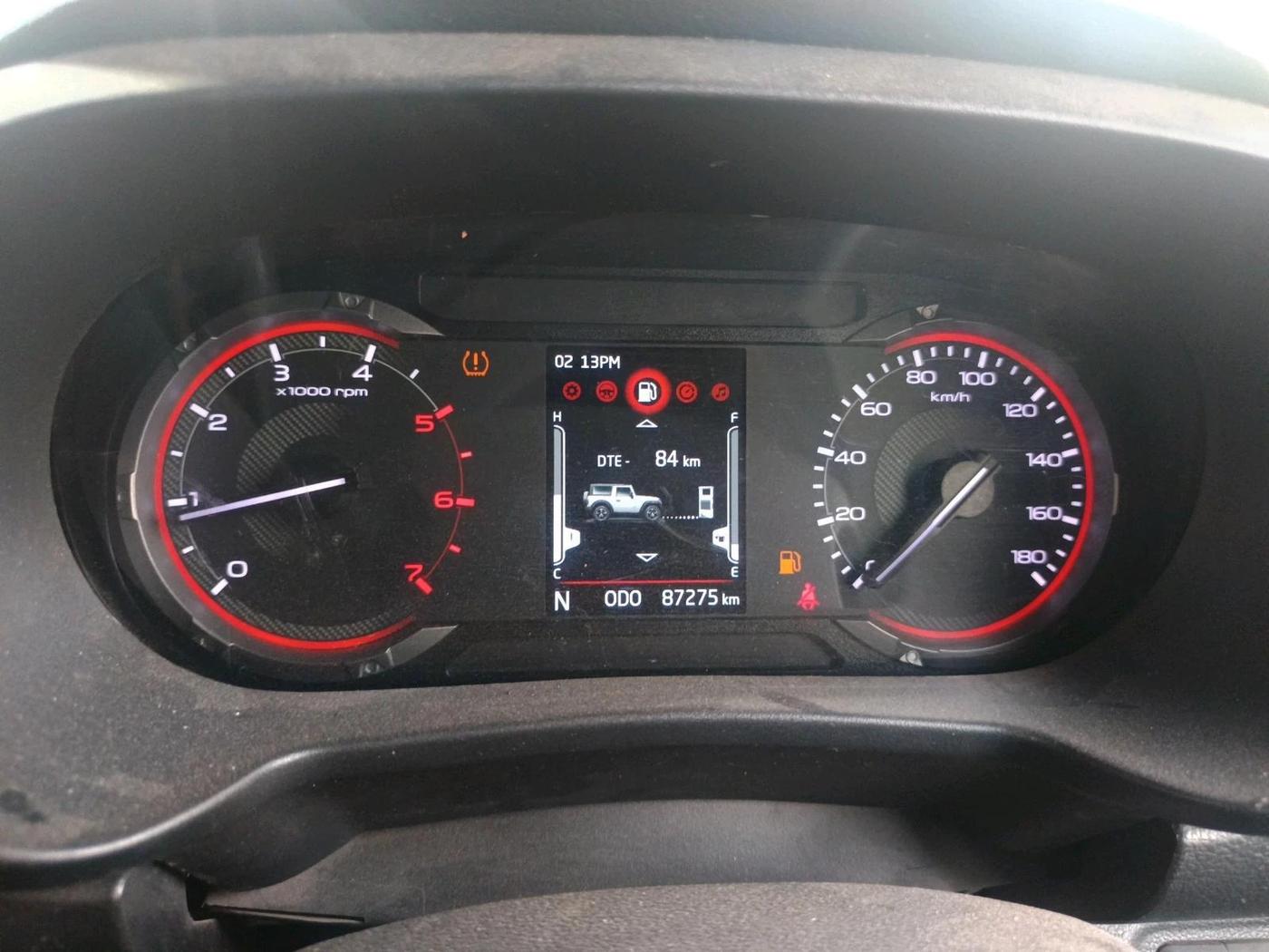 2023 Mahindra Thar LX D HT 2WD MT, Diesel, Manual, 87,275 km, interior