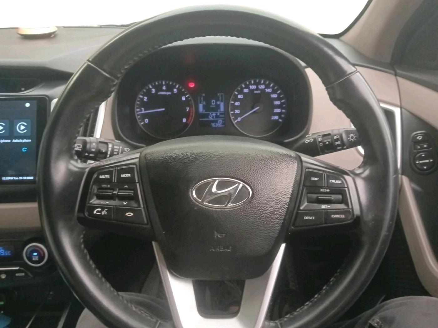 2018 Hyundai Creta SX 1.6 PETROL, Petrol, Manual, 76,396 km, interior
