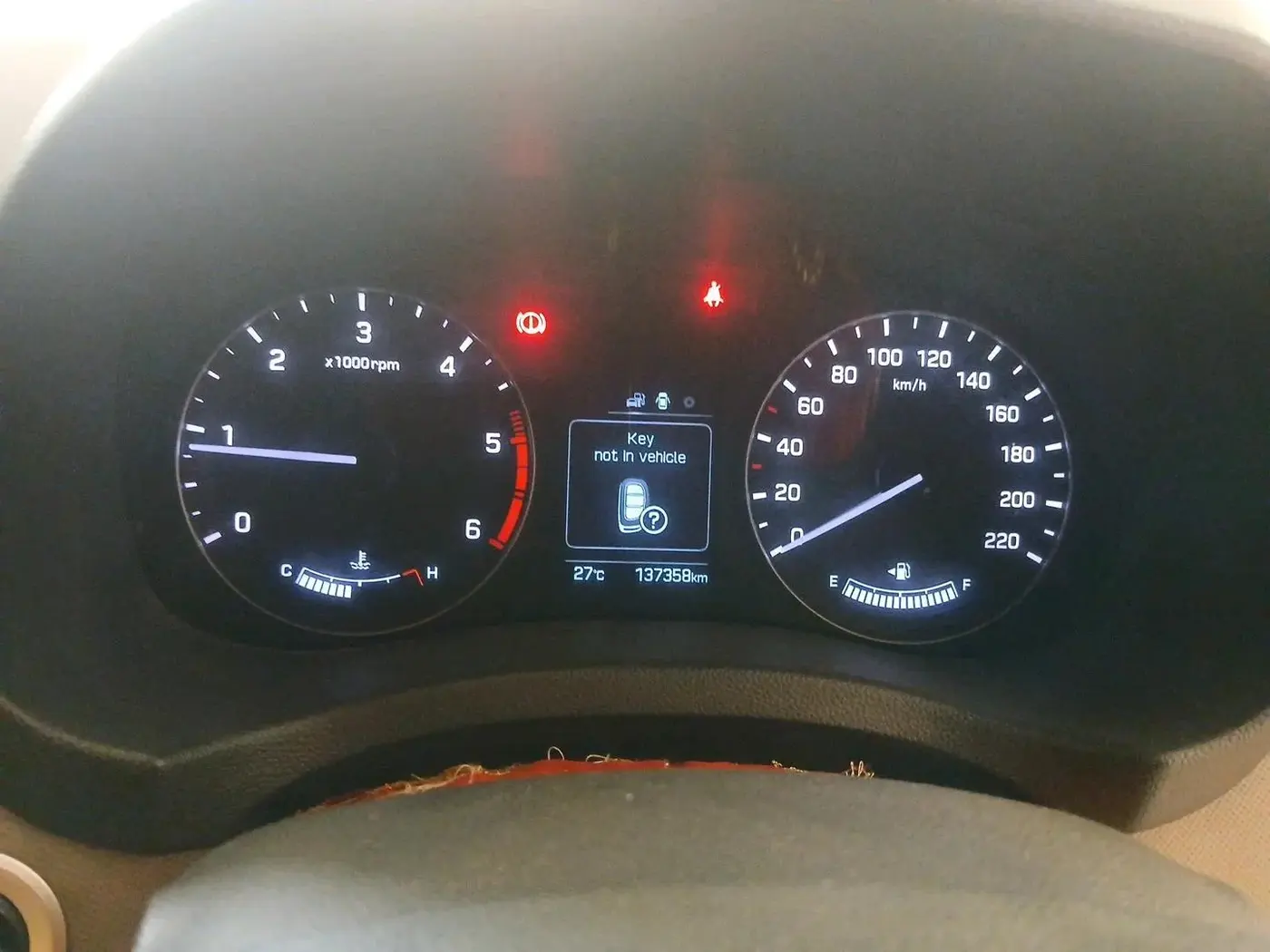 2017 Hyundai Creta SX (O) 1.6 DIESEL, Diesel, Manual, 1,37,358 km, interior