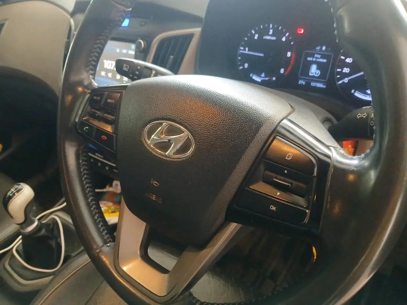 2017 Hyundai Creta SX (O) 1.6 DIESEL, Diesel, Manual, 1,37,358 km, interior