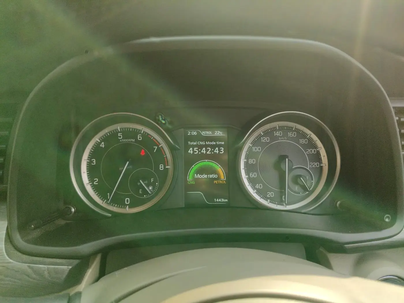 2025 Maruti Ertiga ZXI (O) CNG, CNG, Manual, 1,443 km, interior