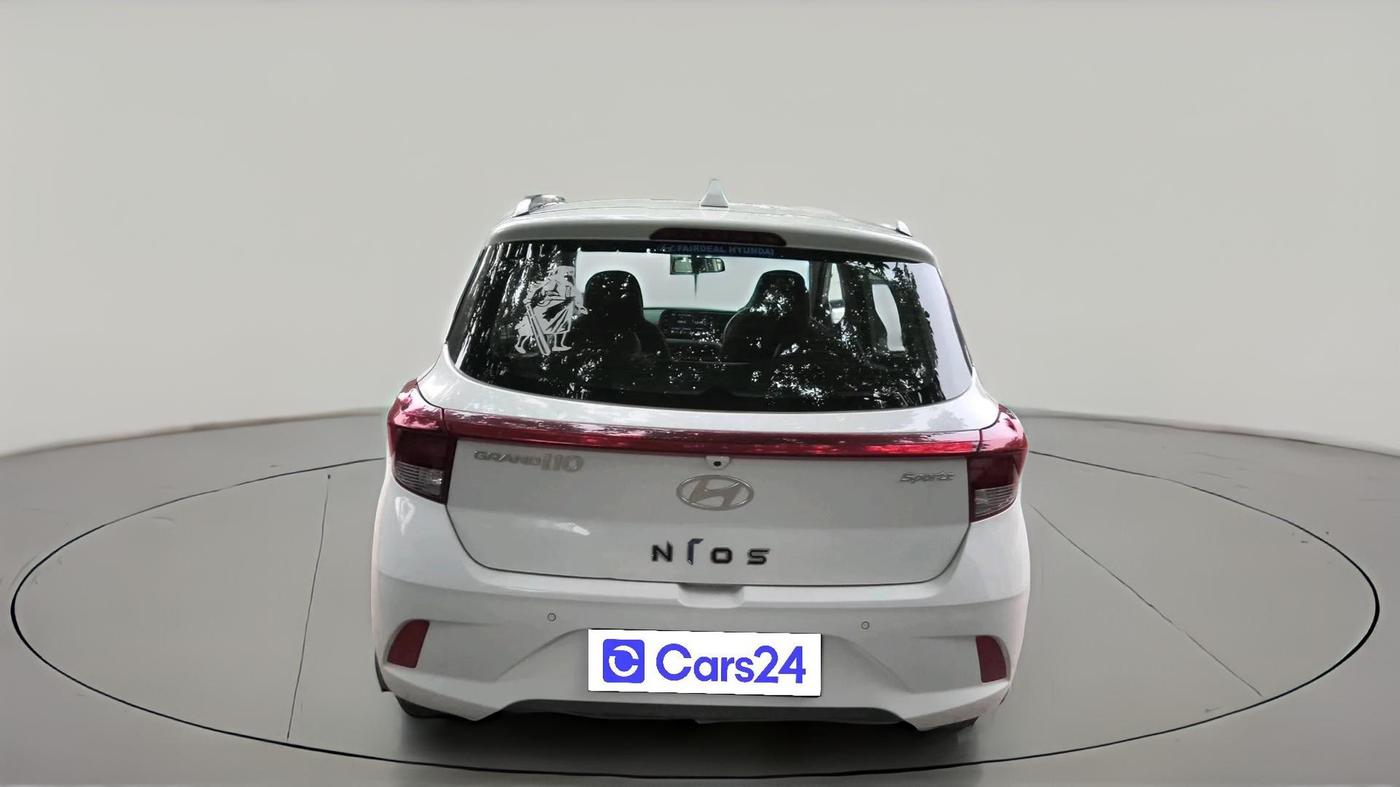 2023 Hyundai GRAND I10 NIOS SPORTZ AMT 1.2 KAPPA VTVT, Petrol, Automatic, 22,521 km, exterior