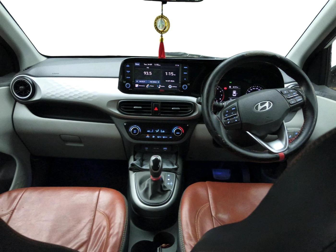 2023 Hyundai GRAND I10 NIOS SPORTZ AMT 1.2 KAPPA VTVT, Petrol, Automatic, 22,521 km, interior