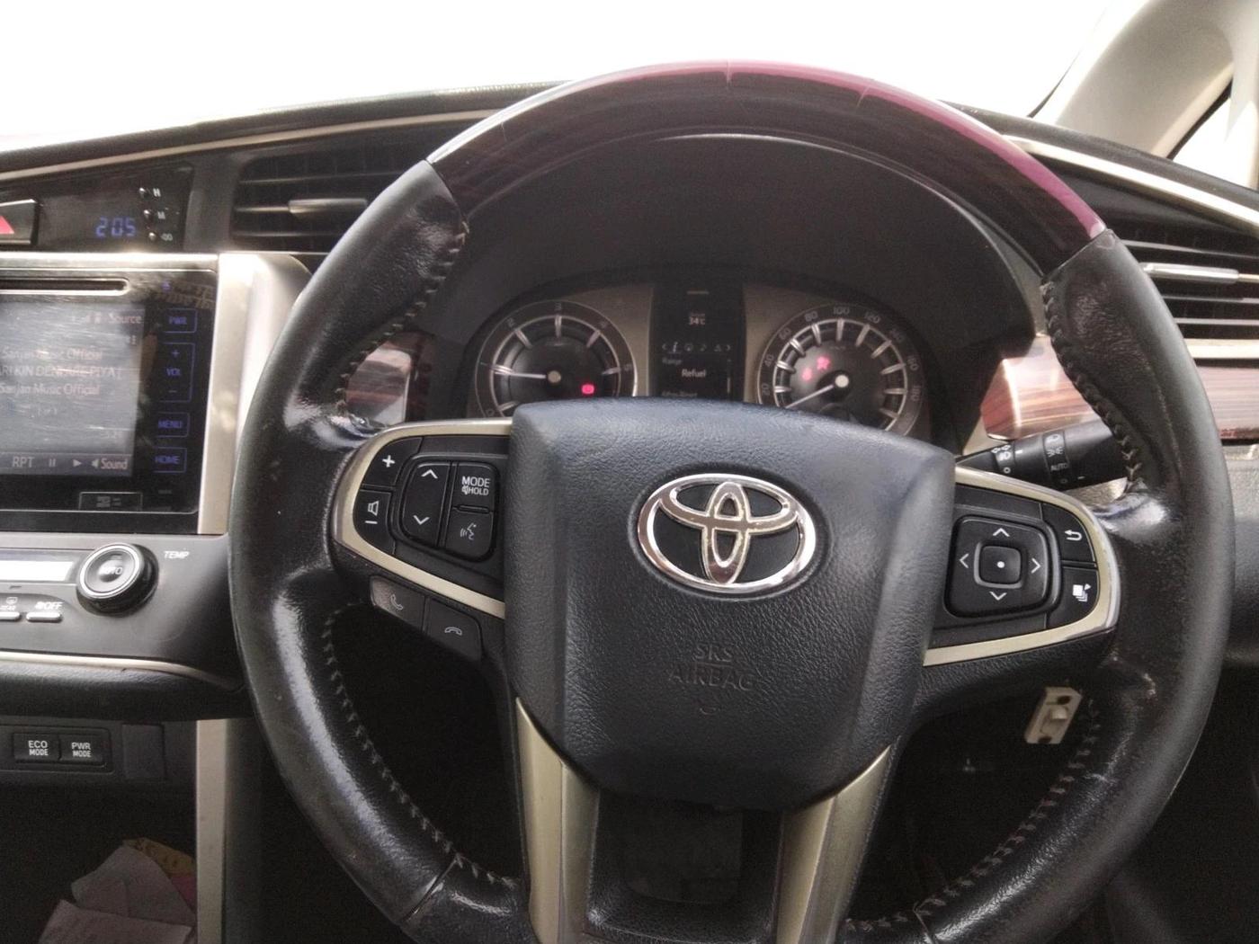 2018 Toyota Innova Crysta 2.4 VX 8 STR, Diesel, Manual, 1,24,087 km, interior
