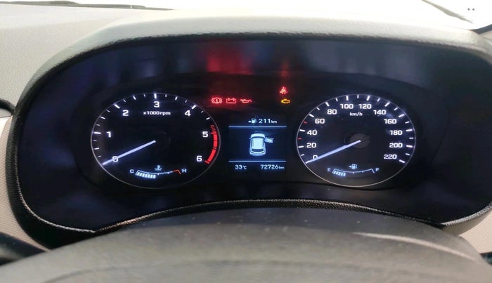 2019 Hyundai Creta SX (O) 1.6 DIESEL, Diesel, Manual, 72,726 km, interior