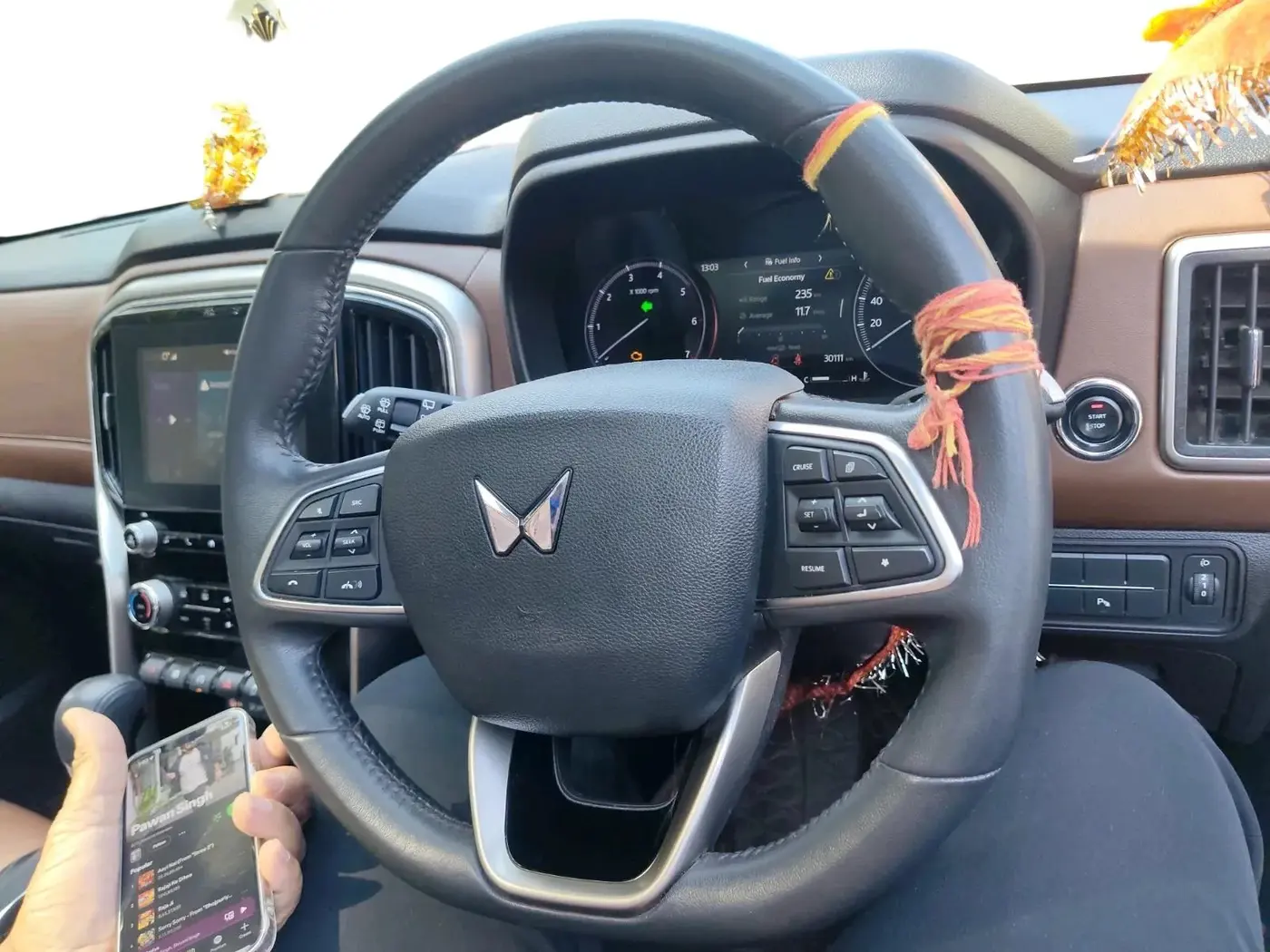 2023 Mahindra SCORPIO-N Z8 L DIESEL AT 4WD 7 STR, Diesel, Automatic, 34,700 km, interior