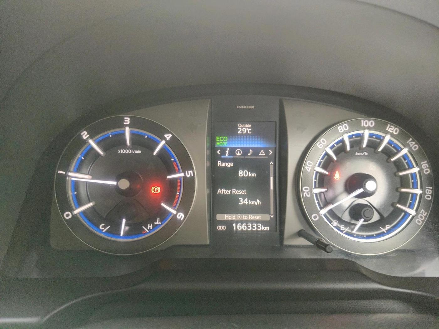 2018 Toyota Innova Crysta 2.4 ZX 7 STR, Diesel, Manual, 1,66,333 km, interior