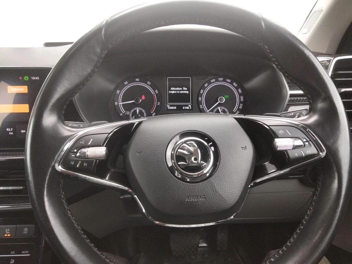2022 Skoda KUSHAQ STYLE 1.5L TSI DSG, Petrol, Automatic, 1,00,844 km, interior