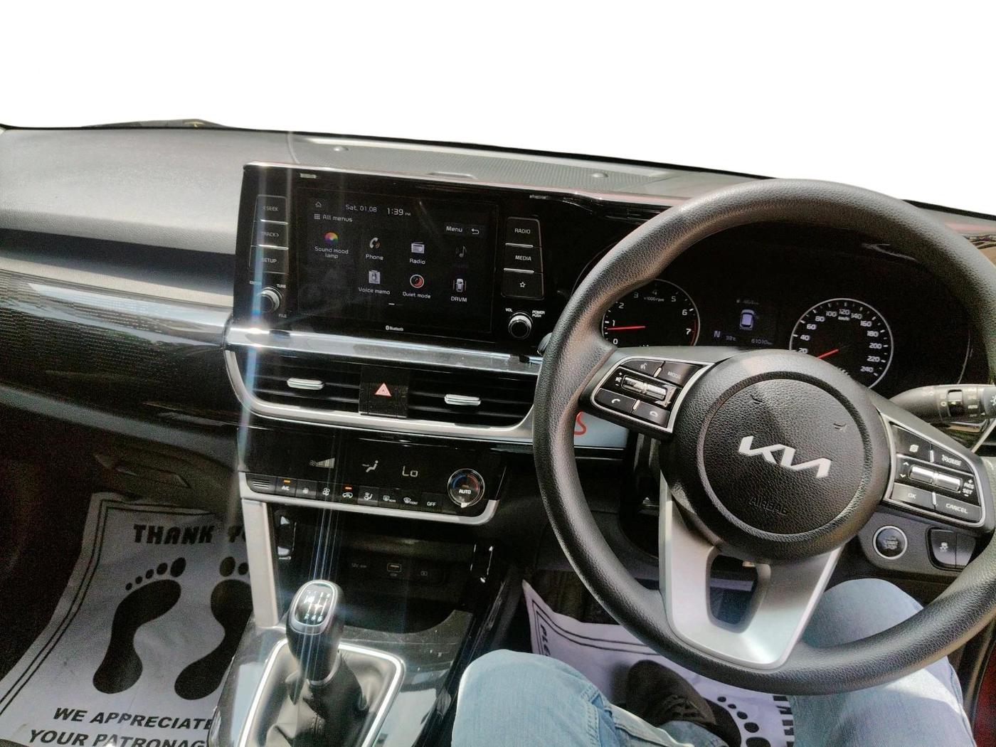 2022 KIA SELTOS HTK PLUS 1.5 IMT, Petrol, Manual, 61,010 km, interior