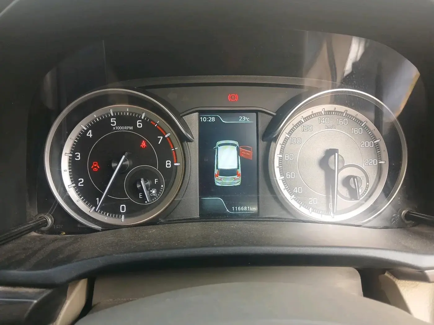 2024 Maruti Ertiga ZXI (O) CNG, CNG, Manual, 1,16,681 km, interior