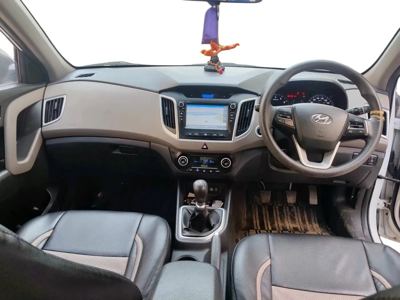 2017 Hyundai Creta SX PLUS 1.6 PETROL, Petrol, Manual, 44,238 km, interior