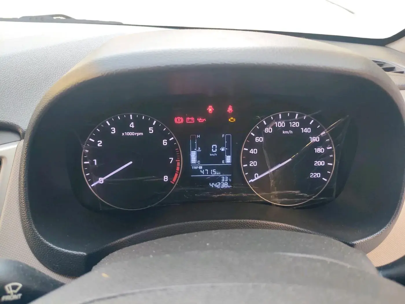 2017 Hyundai Creta SX PLUS 1.6 PETROL, Petrol, Manual, 44,238 km, interior