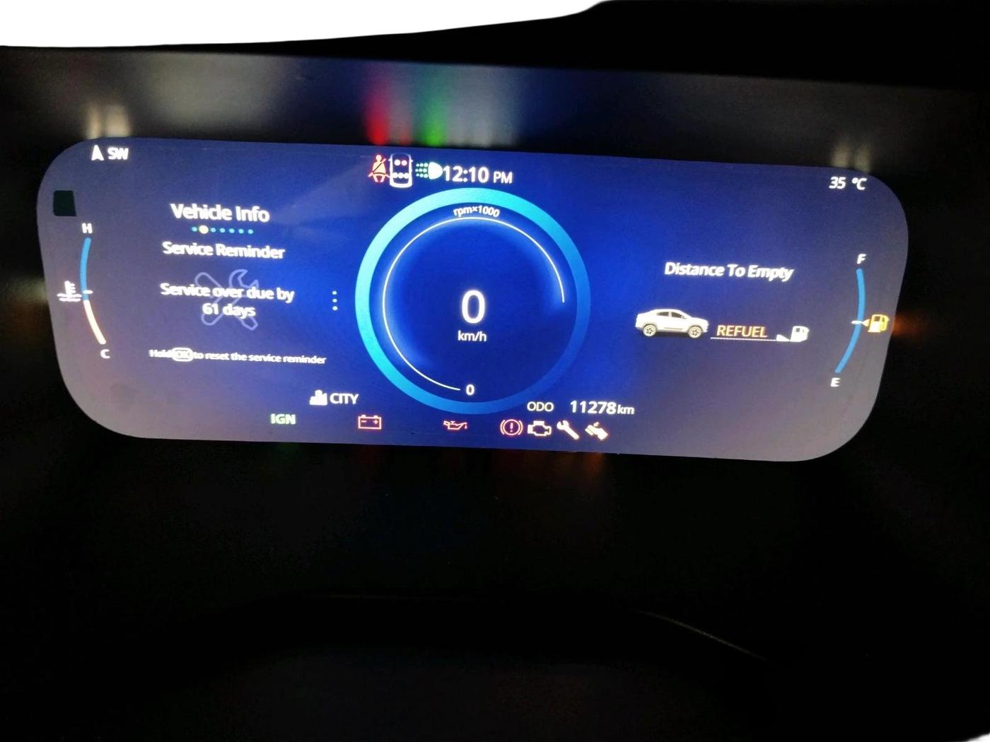 2024 Tata Curvv Creative Plus S 1.2 Petrol 6MT, Petrol, Manual, 11,278 km, interior