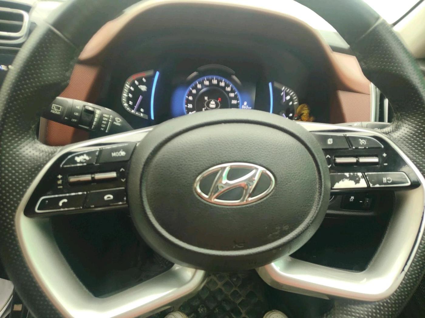 2022 Hyundai ALCAZAR PRESTIGE 1.5 MT 7STR, Diesel, Manual, 1,27,359 km, interior