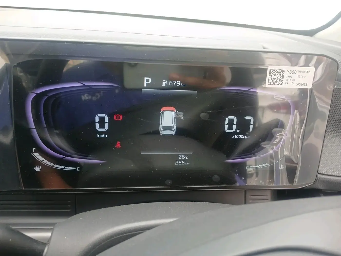2025 KIA Carens Clavis HTK Plus 1.5 Diesel AT, Diesel, Automatic, 266 km, interior