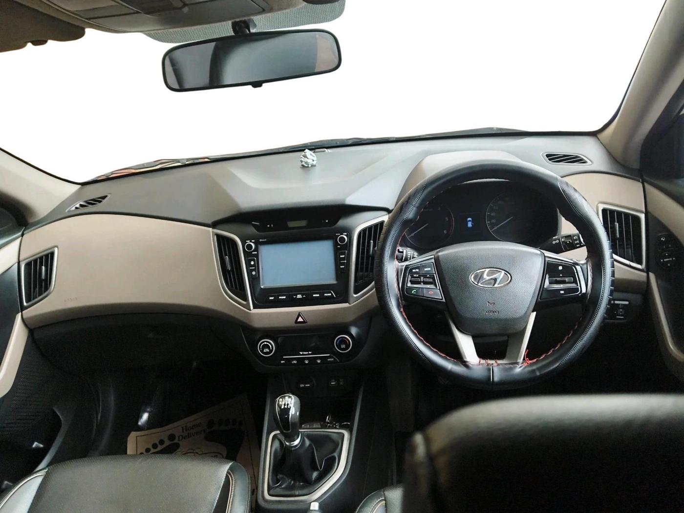 2016 Hyundai Creta SX (O) 1.6 DIESEL, Diesel, Manual, 1,33,012 km, interior