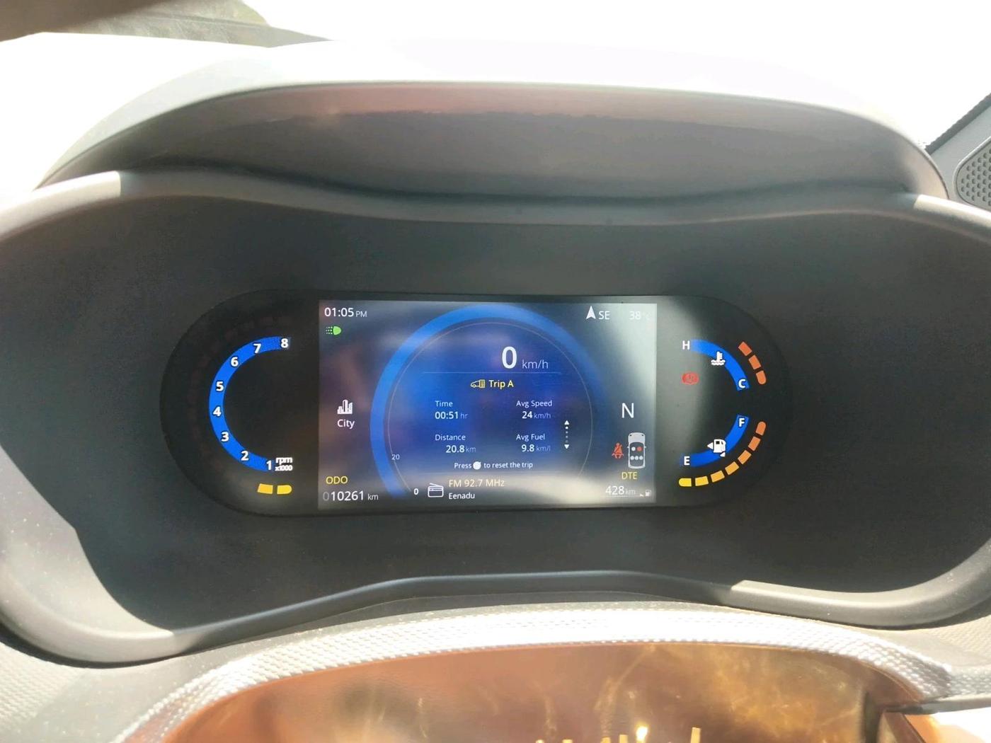 2024 Tata NEXON Creative Plus 1.2 Revotron 6AMT Dark Edition, Petrol, Manual, 10,261 km, interior