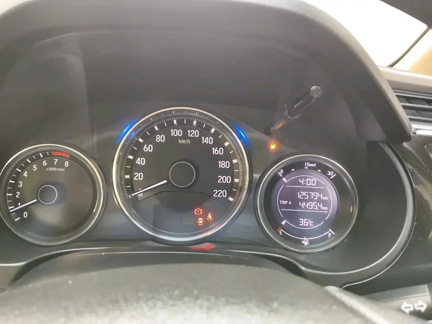 2018 Honda City 1.5L I-VTEC V MT, Petrol, Manual, 1,25,794 km, interior