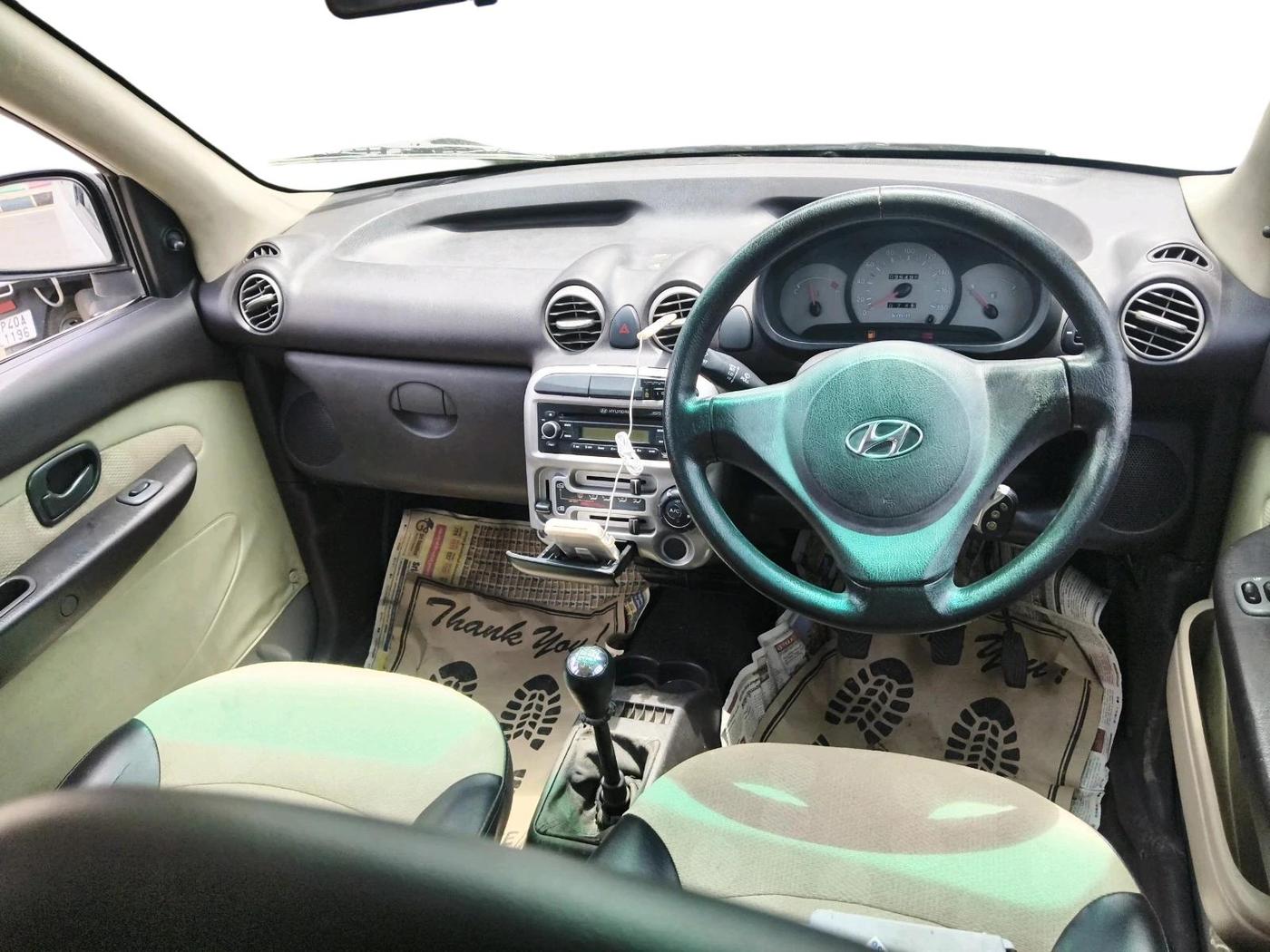 2011 Hyundai Santro Xing GLS LPG, Petrol, Manual, 95,499 km, interior