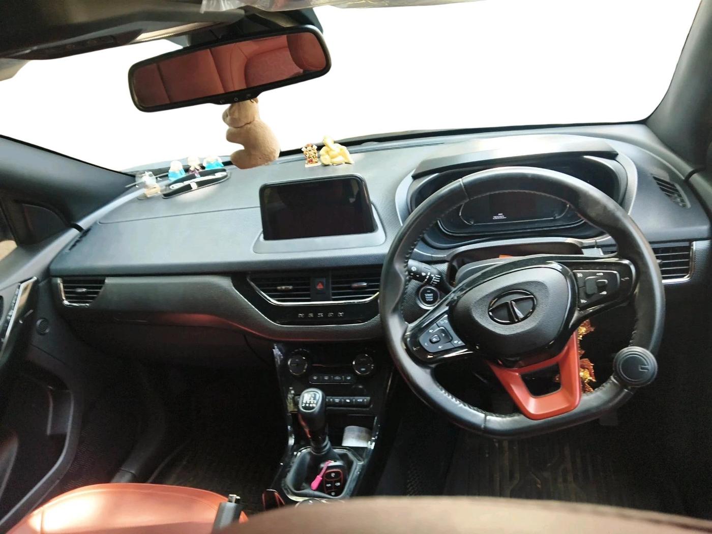 2023 Tata NEXON XZ PLUS LUX SUNROOF RED DARK DIESEL, Diesel, Manual, 26,600 km, interior