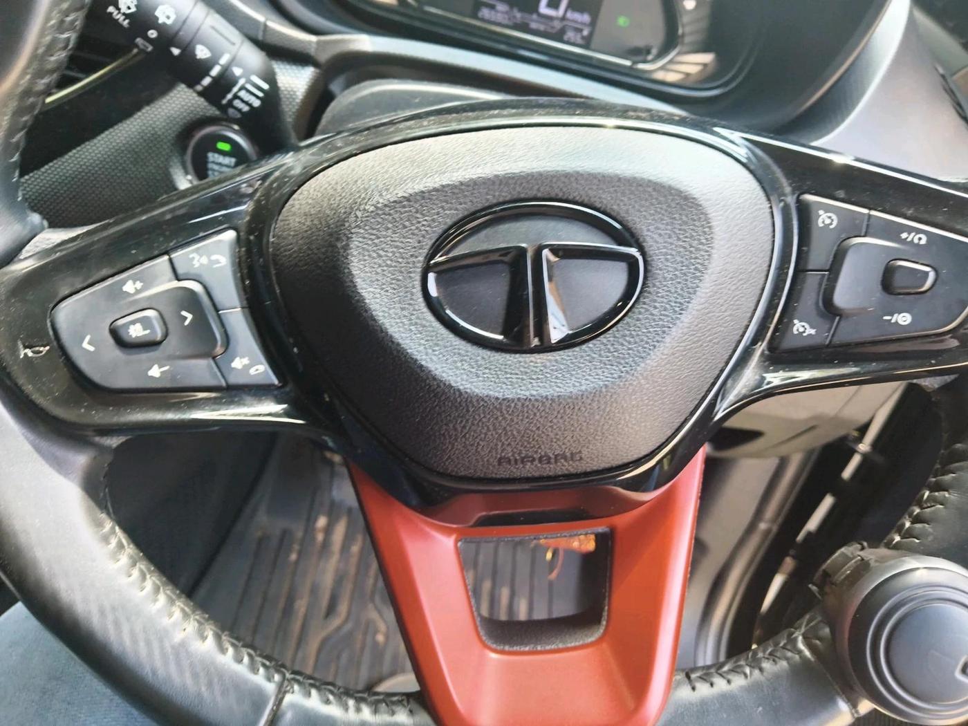 2023 Tata NEXON XZ PLUS LUX SUNROOF RED DARK DIESEL, Diesel, Manual, 26,600 km, interior